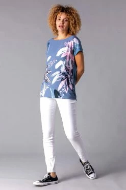 Roman Multi Floral Print Woven T-Shirt 8 Roman Multi Floral Print Woven T-Shirt -Roman Sales Shop unnamed file 5281