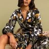 Roman Khaki Floral Print Midi Length Shirt Dress 1 Roman Khaki Floral Print Midi Length Shirt Dress -Roman Sales Shop unnamed file 539