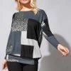 Roman Grey Colour Block Blouson Top 2 Roman Grey Colour Block Blouson Top -Roman Sales Shop unnamed file 5406