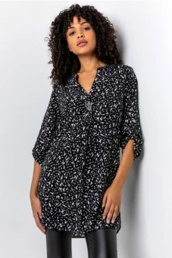 Roman Animal Longline Button Detail Print Top 17 Roman Animal Longline Button Detail Print Top -Roman Sales Shop unnamed file 5444