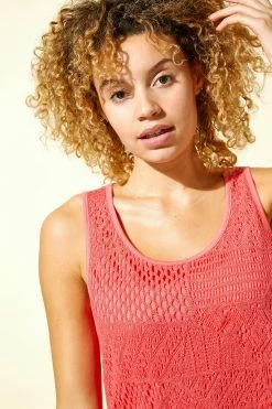 Roman Pink Lace Overlay Hanky Hem Vest Top 10 Roman Pink Lace Overlay Hanky Hem Vest Top -Roman Sales Shop unnamed file 5490