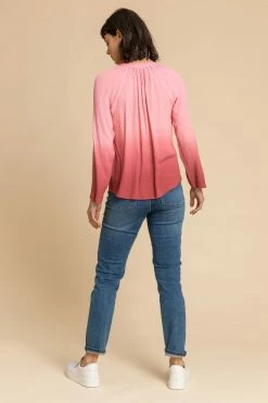 Roman Pink Sequin Embellished Ombre Blouse 8 Roman Pink Sequin Embellished Ombre Blouse -Roman Sales Shop unnamed file 5493