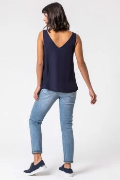 Roman Blue Plain V Neck Top 9 Roman Blue Plain V Neck Top -Roman Sales Shop unnamed file 5510