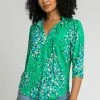 Roman Green Petite Floral Print Tie Neck Top 2 Roman Green Petite Floral Print Tie Neck Top -Roman Sales Shop unnamed file 5523