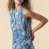 Roman Blue Burnout Leaf Print Top 1 Roman Blue Burnout Leaf Print Top -Roman Sales Shop unnamed file 5528