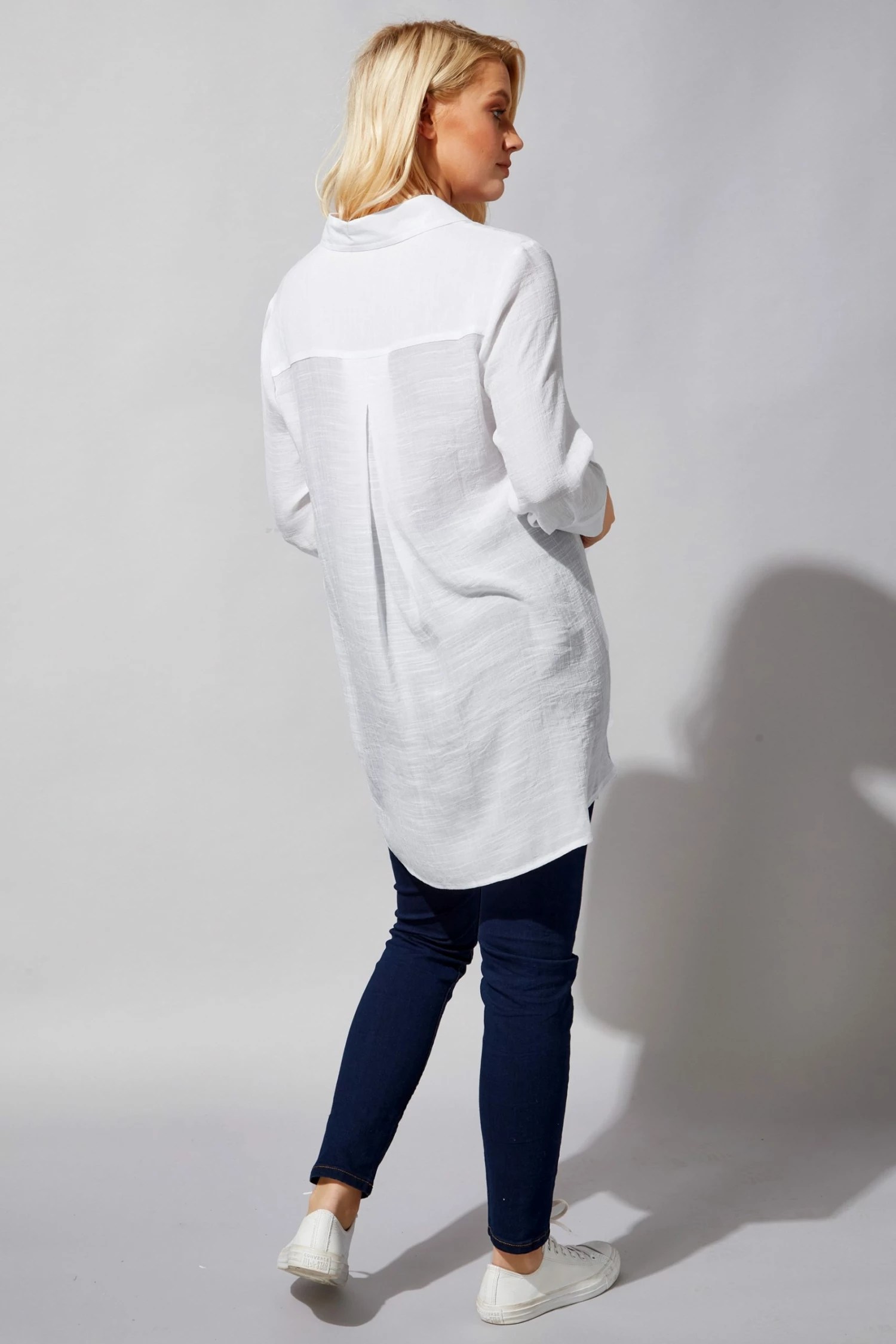 Roman Navy Floral Border Print Shirt 4 Roman Navy Floral Border Print Shirt - Image 2