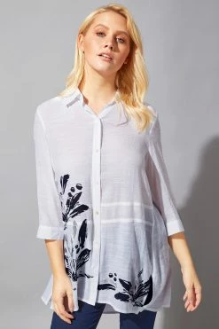 Roman Navy Floral Border Print Shirt 8 Roman Navy Floral Border Print Shirt -Roman Sales Shop unnamed file 5575