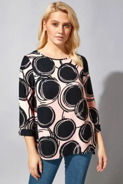 Roman Pink Large Spot Print Top 9 Roman Pink Large Spot Print Top -Roman Sales Shop unnamed file 5610