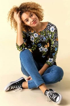 Roman Black Floral Border Print Top 10 Roman Black Floral Border Print Top -Roman Sales Shop unnamed file 5622