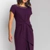 Roman Purple Embellished Twist Waist Midi Dress 2 Roman Purple Embellished Twist Waist Midi Dress -Roman Sales Shop unnamed file 567