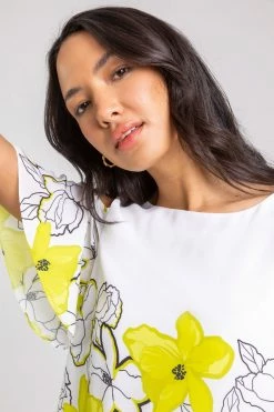 Roman Green Floral Placement Print Cold Shoulder Top 10 Roman Green Floral Placement Print Cold Shoulder Top -Roman Sales Shop unnamed file 5679