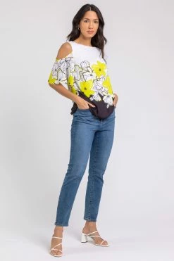 Roman Green Floral Placement Print Cold Shoulder Top 11 Roman Green Floral Placement Print Cold Shoulder Top -Roman Sales Shop unnamed file 5680