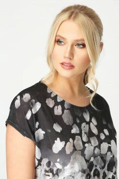 Roman Neutral Ombre Foil Print T Shirt 6 Roman Neutral Ombre Foil Print T Shirt -Roman Sales Shop unnamed file 5684