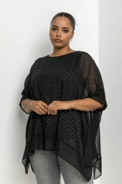 Roman Red Curve Textured Spot Overlay Top -Roman Sales Shop unnamed file 5731