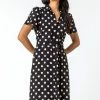 Roman Black Spot Print Midi Shirt Dress 1 Roman Black Spot Print Midi Shirt Dress -Roman Sales Shop unnamed file 578