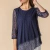 Roman Blue Asymmetric Burnout Print Top 2 Roman Blue Asymmetric Burnout Print Top -Roman Sales Shop unnamed file 5796
