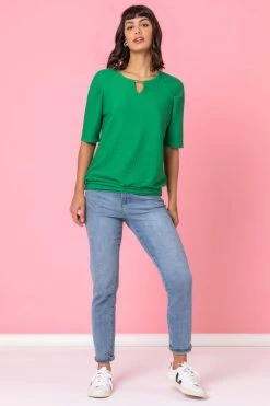 Roman Green Keyhole Neck Textured Top 11 Roman Green Keyhole Neck Textured Top -Roman Sales Shop unnamed file 5803
