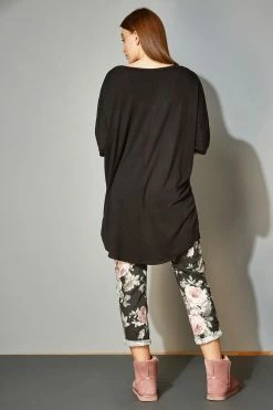 Roman Black Oversized Lounge T-Shirt -Roman Sales Shop unnamed file 5825