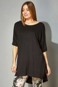 Roman Black Oversized Lounge T-Shirt -Roman Sales Shop unnamed file 5827