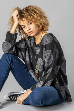 Roman Black Spot Print Top With Necklace 10 Roman Black Spot Print Top With Necklace -Roman Sales Shop unnamed file 5843