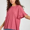 Roman Pink Frill Sleeve Broderie Top 2 Roman Pink Frill Sleeve Broderie Top -Roman Sales Shop unnamed file 5845