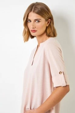 Roman Pink Textured Notch Neck Top 13 Roman Pink Textured Notch Neck Top -Roman Sales Shop unnamed file 5917