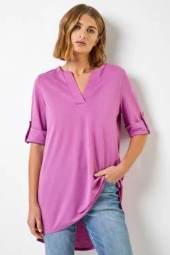 Roman Pink Textured Notch Neck Top 16 Roman Pink Textured Notch Neck Top -Roman Sales Shop unnamed file 5920