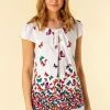 Roman White Keyhole Detail Butterfly Print Top 1 Roman White Keyhole Detail Butterfly Print Top -Roman Sales Shop unnamed file 5922