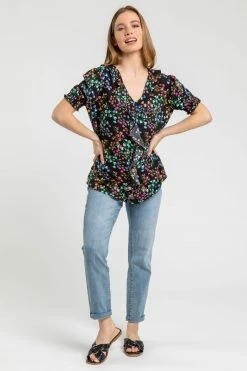 Roman Multi Petite Floral Print Frill Detail Top 10 Roman Multi Petite Floral Print Frill Detail Top -Roman Sales Shop unnamed file 5949