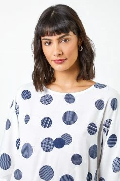 Roman White Abstract Spot Print Top 10 Roman White Abstract Spot Print Top -Roman Sales Shop unnamed file 5956
