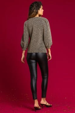 Roman Gold Shimmer Animal Jacquard Print Top 10 Roman Gold Shimmer Animal Jacquard Print Top -Roman Sales Shop unnamed file 6087