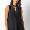 Roman Black Sparkle High Neck Keyhole Top 1 Roman Black Sparkle High Neck Keyhole Top -Roman Sales Shop unnamed file 6094