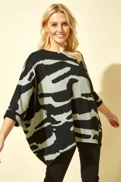 Roman Grey Animal Camo Print Batwing Top 10 Roman Grey Animal Camo Print Batwing Top -Roman Sales Shop unnamed file 6145