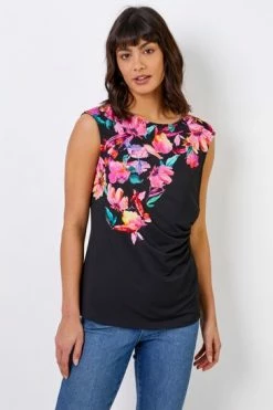 Roman Black Floral Border Print Scuba Top 11 Roman Black Floral Border Print Scuba Top -Roman Sales Shop unnamed file 6177