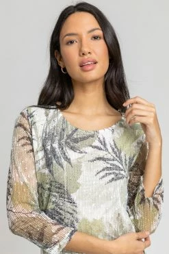 Roman Green Lace Trim Overlay Print Top 11 Roman Green Lace Trim Overlay Print Top -Roman Sales Shop unnamed file 6278