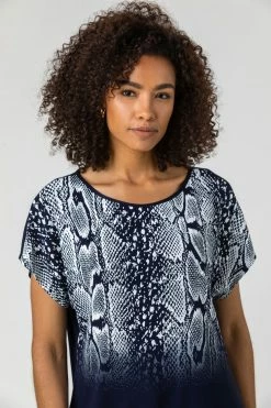 Roman Blue Snake Print Ombre Top 10 Roman Blue Snake Print Ombre Top -Roman Sales Shop unnamed file 6319