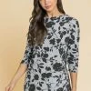 Roman Grey Floral Print Top And Snood 1 Roman Grey Floral Print Top And Snood -Roman Sales Shop unnamed file 6342
