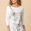Roman Pink Butterfly Diamante Embellished Top 2 Roman Pink Butterfly Diamante Embellished Top -Roman Sales Shop unnamed file 6370