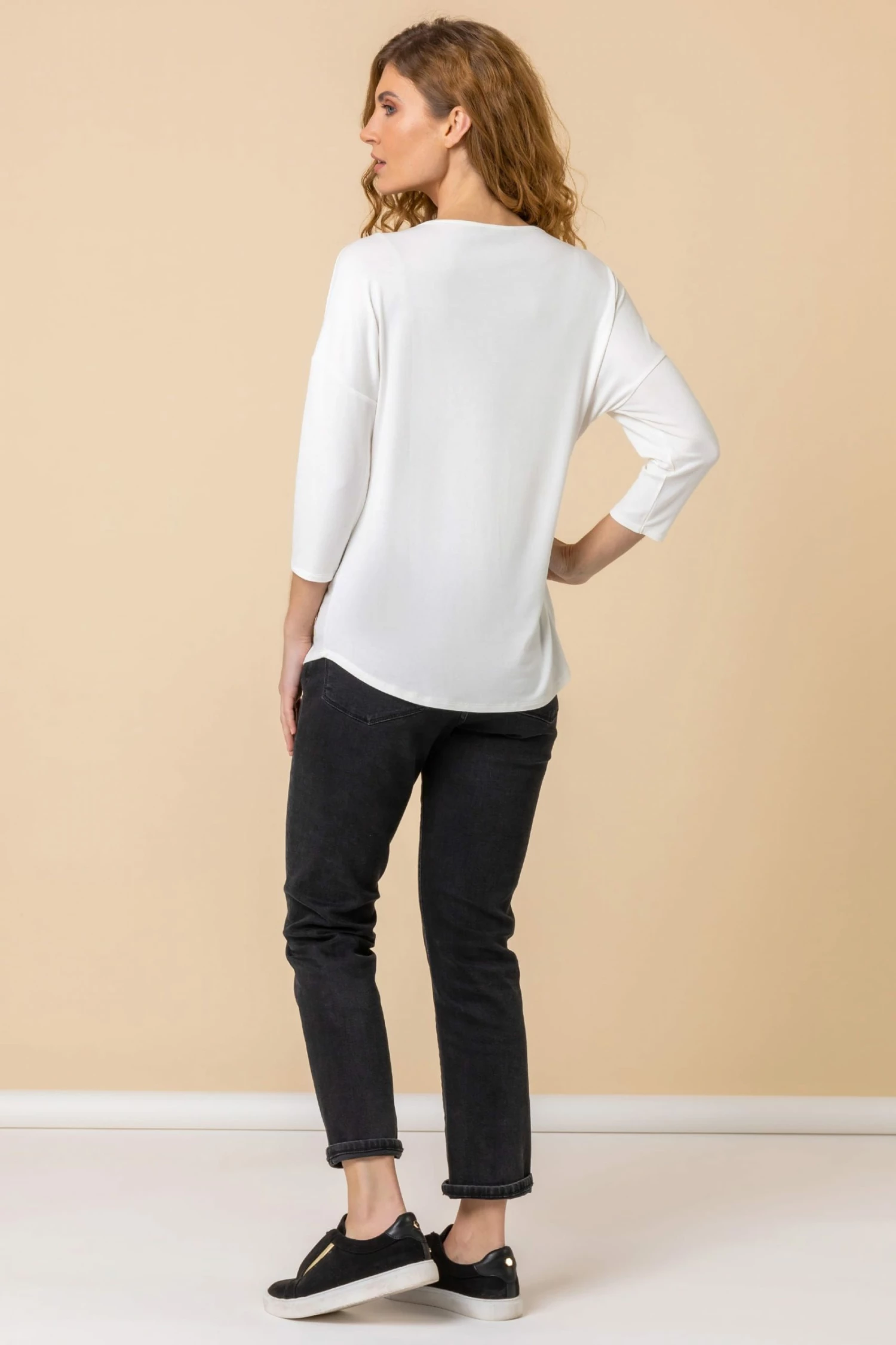 Roman Pink Butterfly Diamante Embellished Top 4 Roman Pink Butterfly Diamante Embellished Top - Image 2