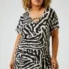 Roman Black Curve Animal Print Cross Detail Top 1 Roman Black Curve Animal Print Cross Detail Top -Roman Sales Shop unnamed file 6381
