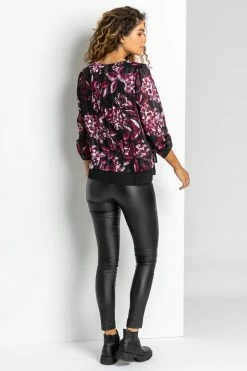 Roman Black Floral Shimmer Overlay Top 10 Roman Black Floral Shimmer Overlay Top -Roman Sales Shop unnamed file 6453