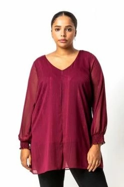 Roman Black Curve Split Front Chiffon Overlay Top 16 Roman Black Curve Split Front Chiffon Overlay Top -Roman Sales Shop unnamed file 6532