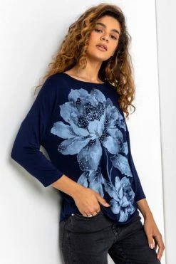 Roman Neutral Floral Diamante Embellished Top 15 Roman Neutral Floral Diamante Embellished Top -Roman Sales Shop unnamed file 6585