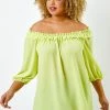 Roman Yellow Curve Frill Detail Bardot Top 1 Roman Yellow Curve Frill Detail Bardot Top -Roman Sales Shop unnamed file 6592