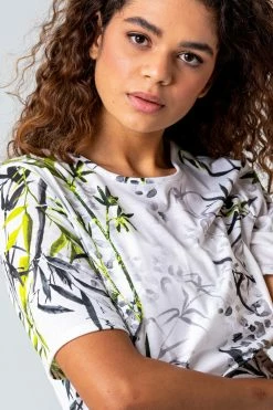 Roman White Floral Print Pocket Swing Top 10 Roman White Floral Print Pocket Swing Top -Roman Sales Shop unnamed file 6658