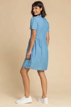Roman Blue Denim Buttoned Shirt Dress 9 Roman Blue Denim Buttoned Shirt Dress -Roman Sales Shop unnamed file 666
