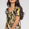 Roman Black Tropical Floral Print Bardot Top 2 Roman Black Tropical Floral Print Bardot Top -Roman Sales Shop unnamed file 6722