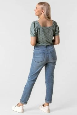 Roman Green Sweetheart Gathered Broderie Top 8 Roman Green Sweetheart Gathered Broderie Top -Roman Sales Shop unnamed file 6728