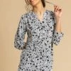 Roman Black Ditsy Floral Button Through Tunic Blouse 1 Roman Black Ditsy Floral Button Through Tunic Blouse -Roman Sales Shop unnamed file 6738