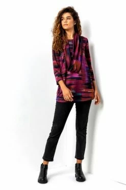 Roman Purple Animal Print Twist Detail Top 13 Roman Purple Animal Print Twist Detail Top -Roman Sales Shop unnamed file 6748